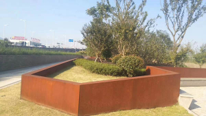 莘县耐候钢挡土墙